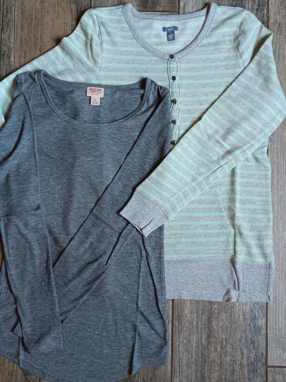 American Eagle Aerie + Mossimo womens long sleeve thermal shirts